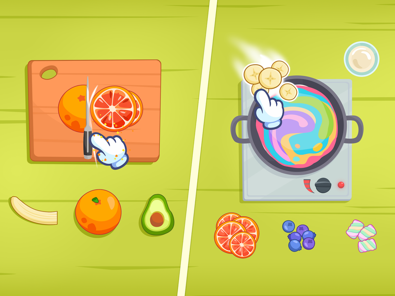 Pizza Game: Kids Cooking Games - Gameplay image of android game