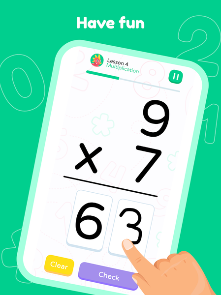 Math Quiz: Write Your Answers! - عکس برنامه موبایلی اندروید