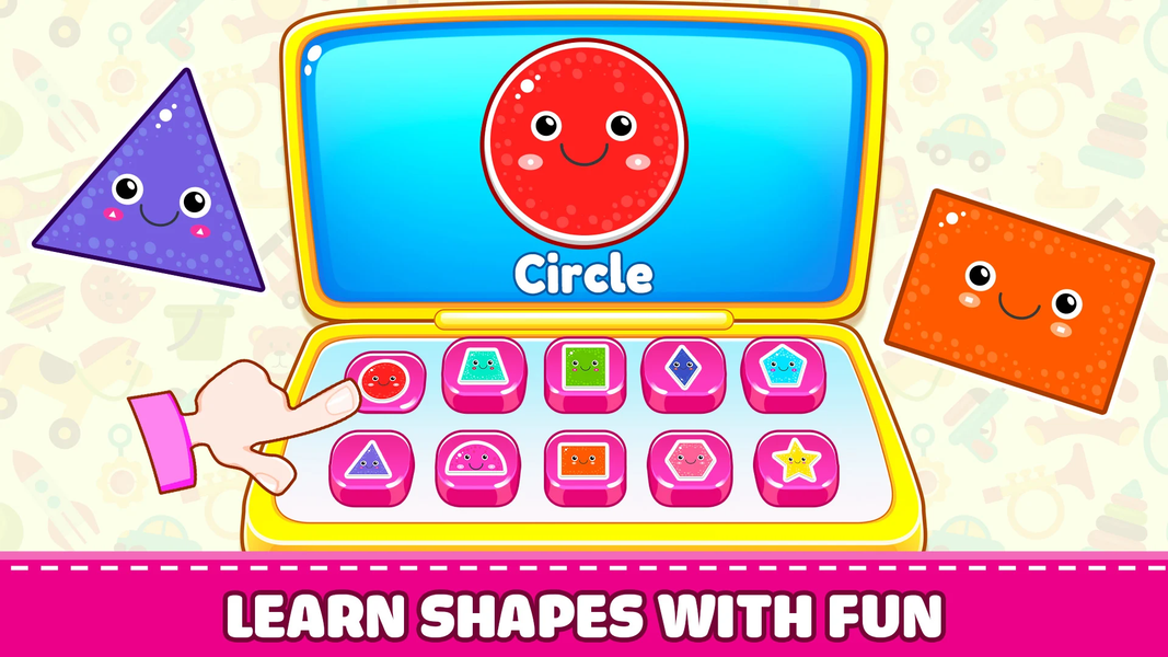 Kids Computer: Play and Learn - عکس بازی موبایلی اندروید
