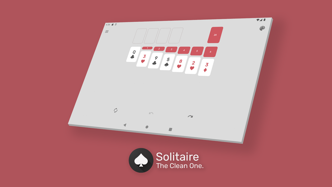 Solitaire - The Clean One - عکس بازی موبایلی اندروید