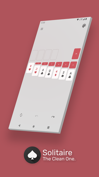 Solitaire - The Clean One - Gameplay image of android game