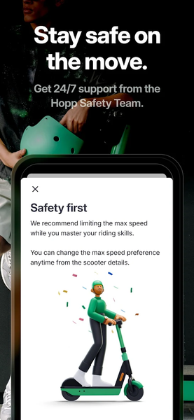Hopp: Rent a scooter - عکس برنامه موبایلی اندروید