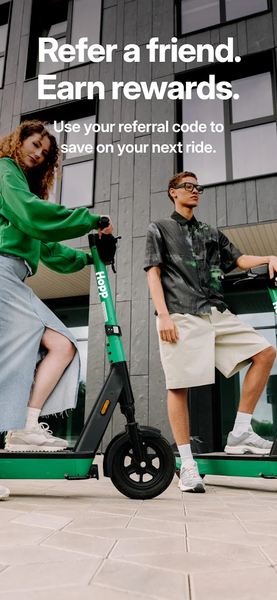 Hopp: Rent a scooter - عکس برنامه موبایلی اندروید