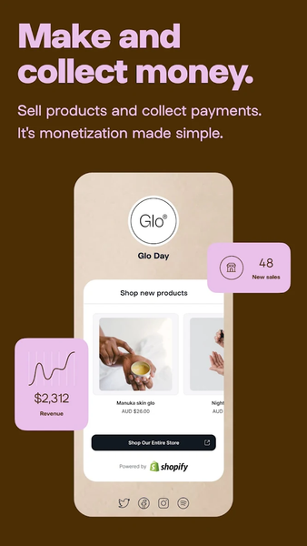 Linktree: Link in bio creator - عکس برنامه موبایلی اندروید