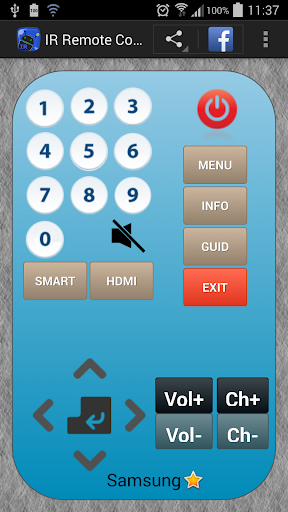 IR Remote Control - عکس برنامه موبایلی اندروید