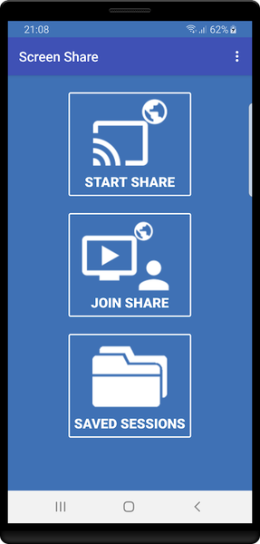 Screen Share - عکس برنامه موبایلی اندروید