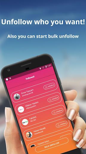 Unfollower for Instagram - Image screenshot of android app