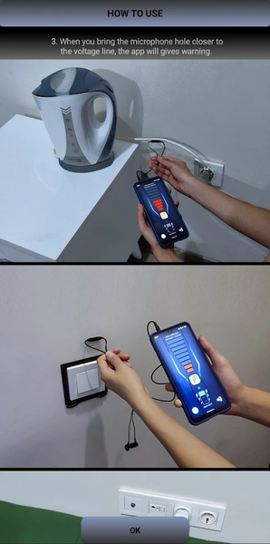 Voltage & Electric Detector - عکس برنامه موبایلی اندروید