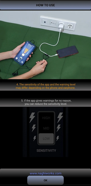 Voltage & Electric Detector - عکس برنامه موبایلی اندروید