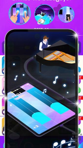 EH Magic Tiles ۳ - عکس بازی موبایلی اندروید