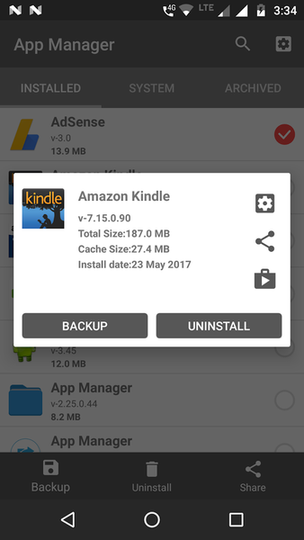 App Backup & Restore, App Mana - عکس برنامه موبایلی اندروید