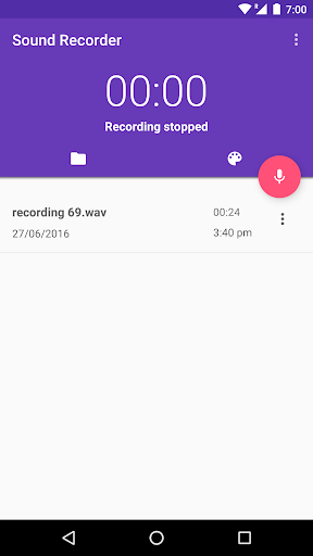 Sound Recorder by ELC - Image screenshot of android app