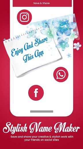 Stylish Name Maker - Name Art - عکس برنامه موبایلی اندروید