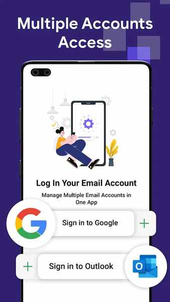 Email Lite - Smart Mail - عکس برنامه موبایلی اندروید