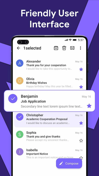 Email: Fast, Manage All Mails - Image screenshot of android app