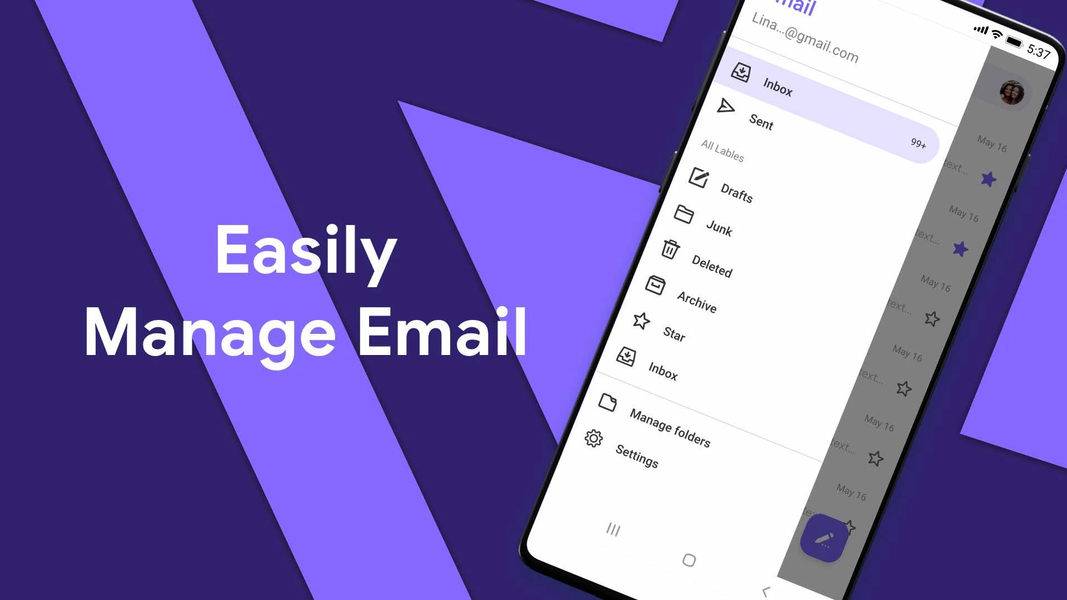Email: Fast, Manage All Mails - Image screenshot of android app