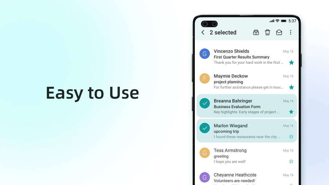 Email Pro - Fast All Mail - عکس برنامه موبایلی اندروید