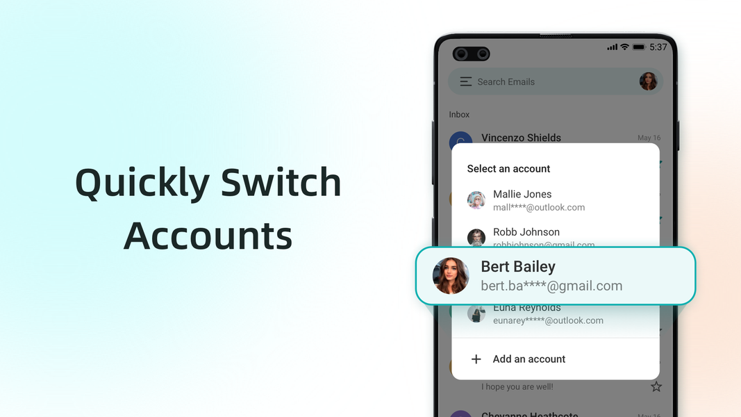 Email Pro - Fast All Mail - عکس برنامه موبایلی اندروید