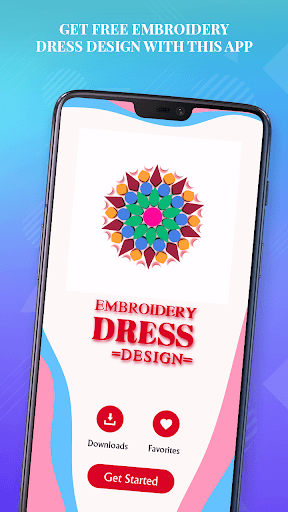 Embroidery Dress Design - Image screenshot of android app