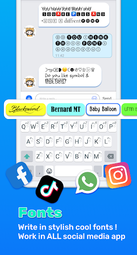 Fonts Keyboard & Emoji - Image screenshot of android app
