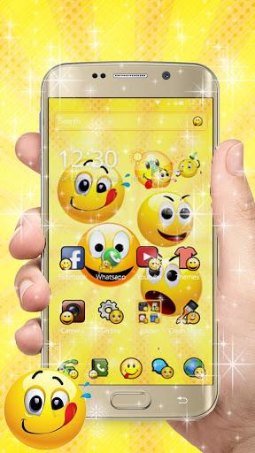 Emoji Smile Cute Theme - عکس برنامه موبایلی اندروید