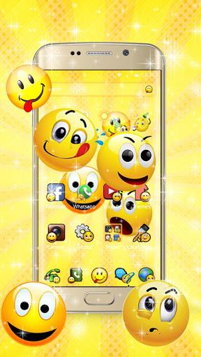 Emoji Smile Cute Theme - عکس برنامه موبایلی اندروید