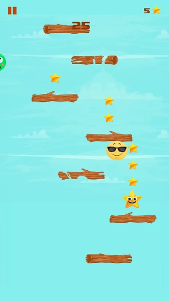 Emoji Jump - Gameplay image of android game