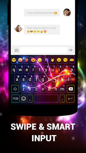 Emoji Keyboard Cute Emoticons - عکس برنامه موبایلی اندروید