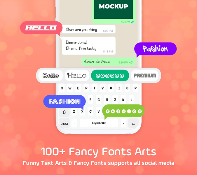 Emojikey: Emoji Keyboard Fonts - عکس برنامه موبایلی اندروید