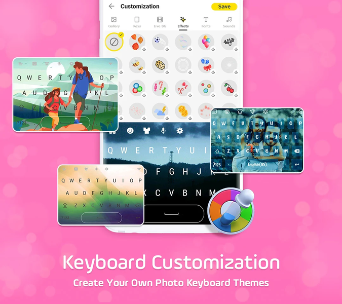 Emojikey: Emoji Keyboard Fonts - عکس برنامه موبایلی اندروید