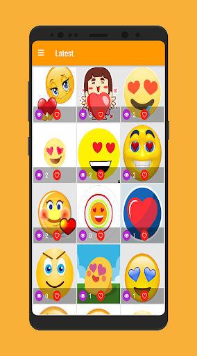 Love Emoji GIF - Image screenshot of android app