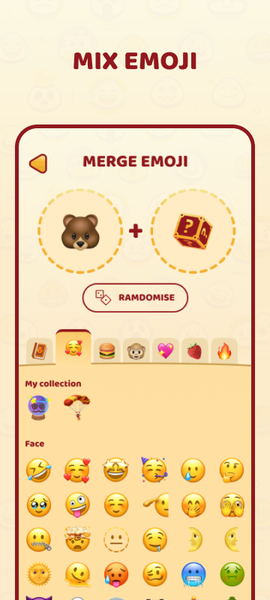 Emoji Kitchen: DIY Merge Icon - Image screenshot of android app