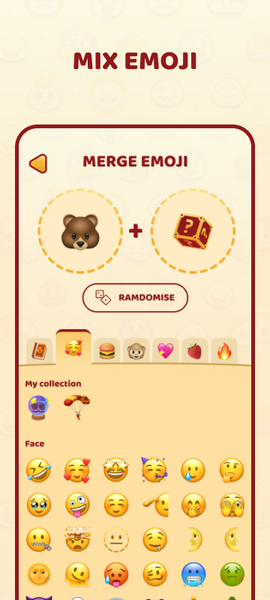 Emoji Kitchen: DIY Merge Icon - عکس برنامه موبایلی اندروید