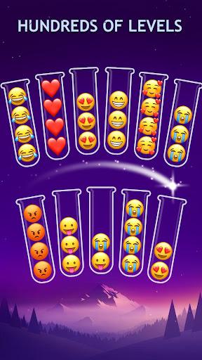 Emoji Sort - Puzzle Games - Image screenshot of android app