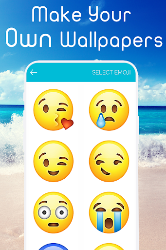 Emoji wallpapers maker 😍🙅😘🤩 - Image screenshot of android app