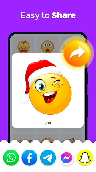 GIF Sticker & WAsticker - عکس برنامه موبایلی اندروید