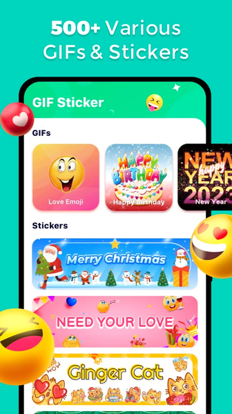 GIF Sticker & WAsticker - عکس برنامه موبایلی اندروید