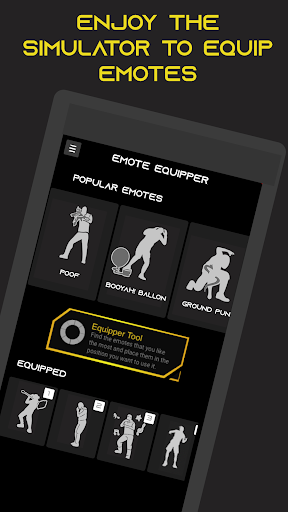 Emotes Equipper Tool Simulator - Image screenshot of android app