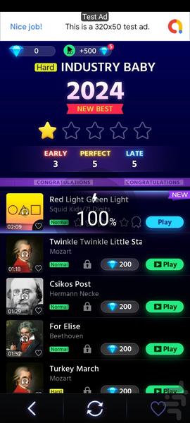 Tiles Music Zen 2025 - Gameplay image of android game