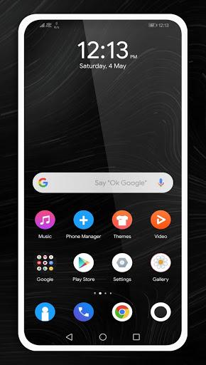 Droid Q EMUI 9 Theme - Image screenshot of android app
