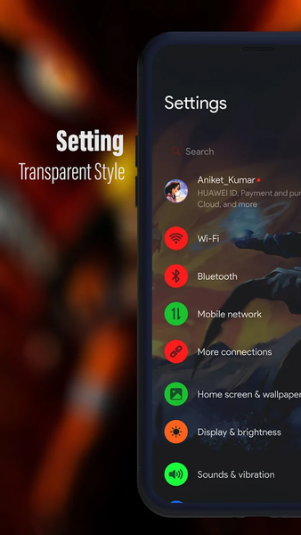 Bo-roto EMUI 10/9 Theme - Image screenshot of android app
