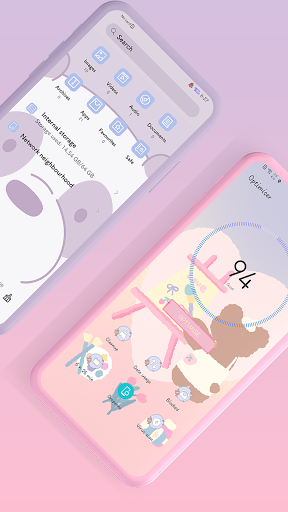 Cute Bear EMUI ۱۰/۱۱ Theme - عکس برنامه موبایلی اندروید