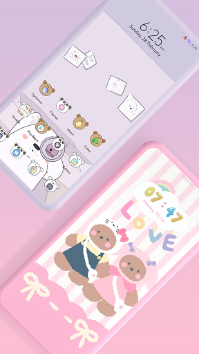 Cute Bear EMUI 10/11 Theme - Image screenshot of android app