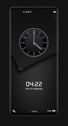 Royal Black EMUI 10/11 theme - Image screenshot of android app