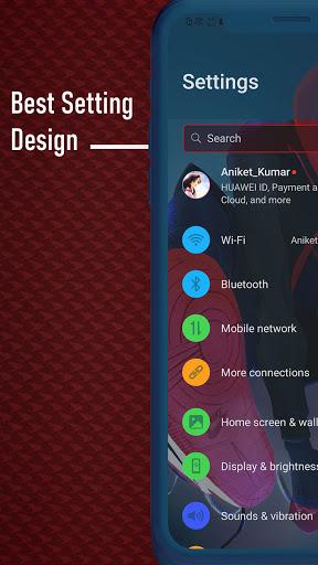 Spider Theme EMUI 5/8/9.1 - Image screenshot of android app