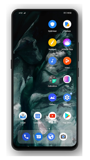 G-Pix [Android Q] Dark EMUI 9/10 THEME - Image screenshot of android app