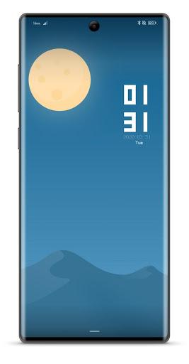 Minimal Mountain EMUI & Magic UI Theme - Image screenshot of android app