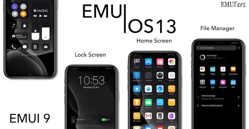 OS 13 Dark EMUI Theme - عکس برنامه موبایلی اندروید