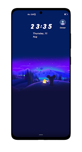 Material Card Dark Theme EMUI 10/11 - Image screenshot of android app