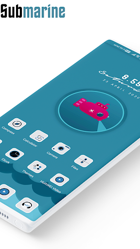 Submarine Ui For EMUI 10/9 Theme - Image screenshot of android app